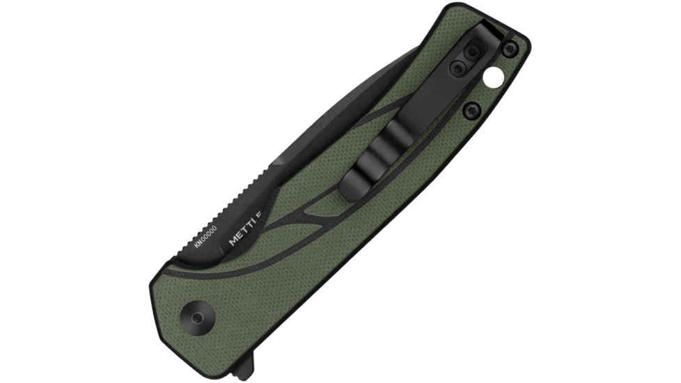 Oknife Mettle Button Lock OD, OKNMETTLEODG