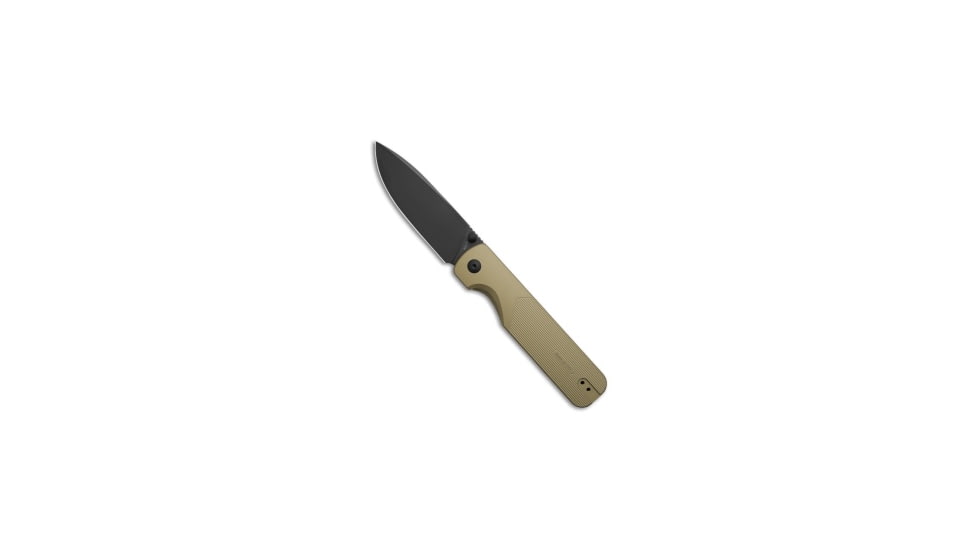 Oknife Olight Oknife Duron Frame Lock Knife Olive Green Aluminum 3.5&quot; Black PVD, Green, Nitro-V, adult, BHQ-216417
