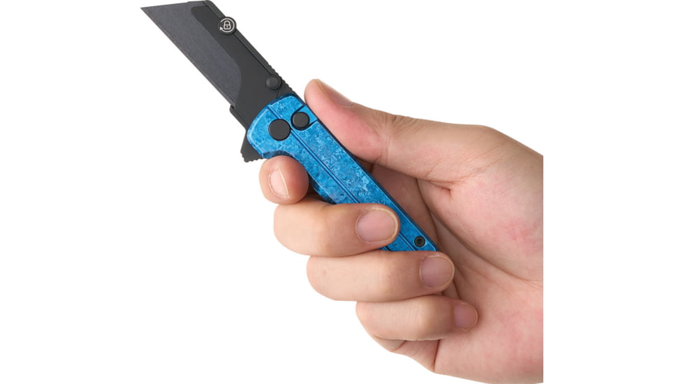 Oknife Otacle U1 Ultra Button Lock Bl, OKNU1ULTRASFB