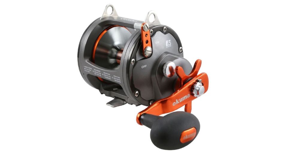 Okuma Fishing Tackle Cold Water Wire Line Reel, 6.2 1, 2BB + 1RB, 400/80 Braided Line Rating, CW-303DS