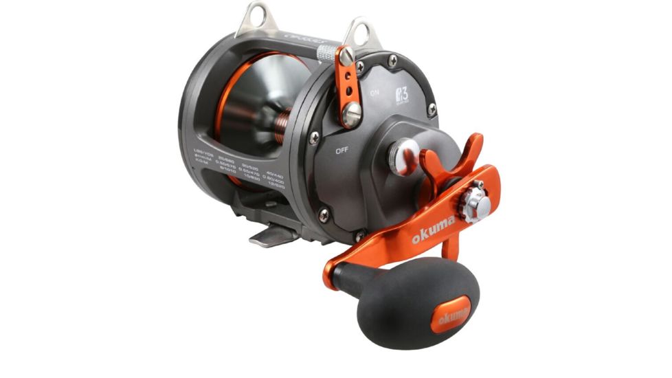 Okuma Fishing Tackle Cold Water Wire Line Reel, 6.2 1, 2BB + 1RB, 550/80 Braided Line Rating, CW-453DS
