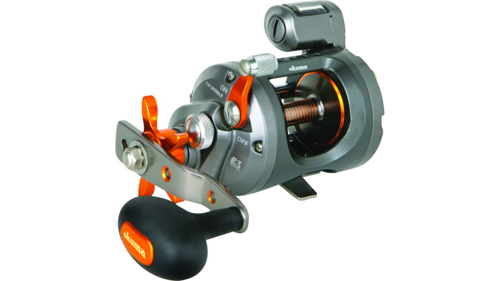 Okuma Coldwater Line Counter Reel, LH, Alum Spool, Mono 14/290, 18/230, 20/210, CW-203DLX