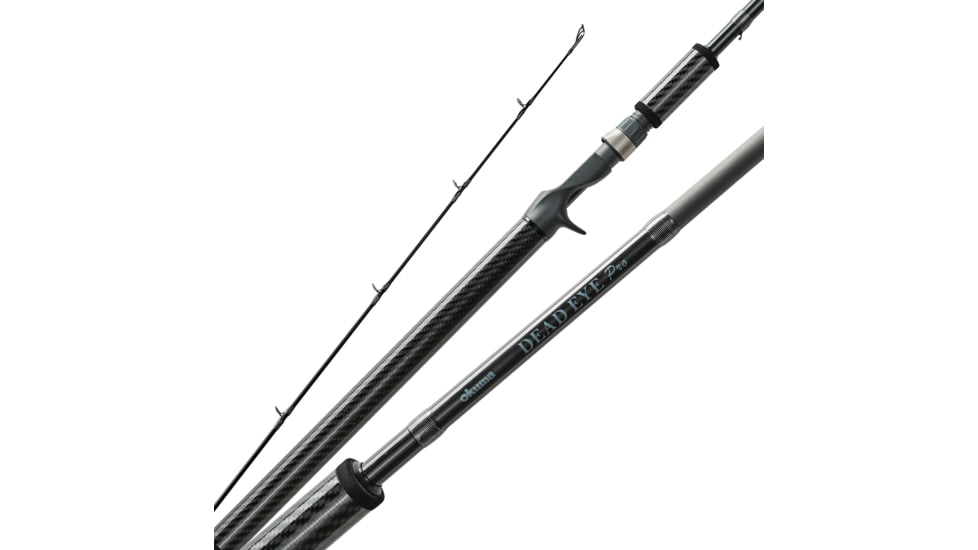 Okuma Dead Eye Pro A-series Trolling Rod, 8ft, Medium, 1 Pieces, DEP-C-801M-CGA