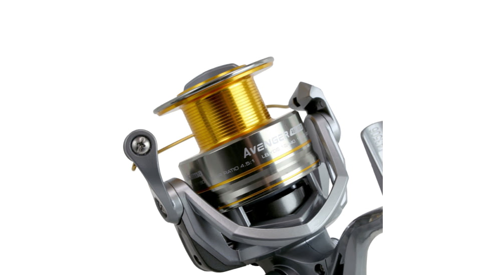 Okuma Fishing Tackle Avenger ABF Spinning Reel, 4.5 1, 6BB+1RB, 17.8oz, ABF-8000