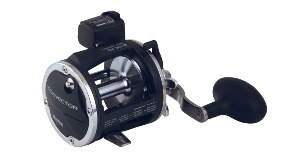 Okuma Fishing Tackle Convector Linecounter Reel, 4.0 1, 2BB+1RB, 21.5oz, CV-30DLX