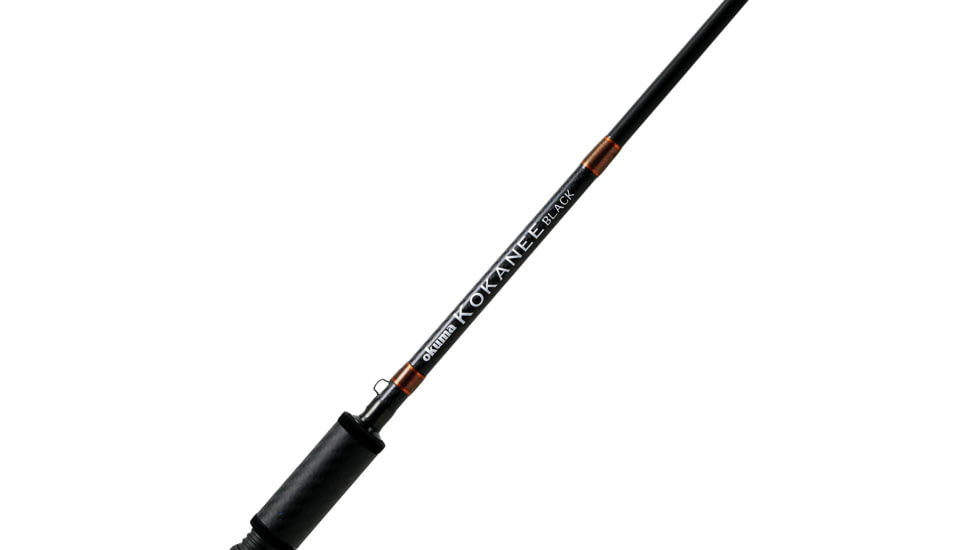 Okuma Kokanee Black 7'6in 2pc.Medium Light Bait Cast Rod Line 8-14lbs Lure Weight 1/4-1oz, KB-C-762ML