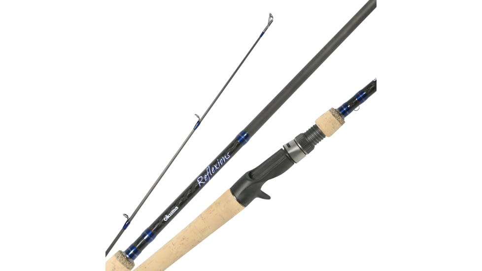 Okuma Reflexions inBin Casting Rod, Length 7'3, line wgt 8-17lb, lure wgt 1/4-5/8oz, 1pc, Rx-C-731Mb