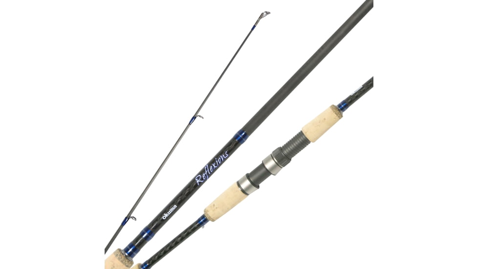 Okuma Reflexions inBin Spinning Rod, Length 5'6, line wgt 8-17lb, lure wgt 1/4-1oz, 2pc, RX-S-562MHb