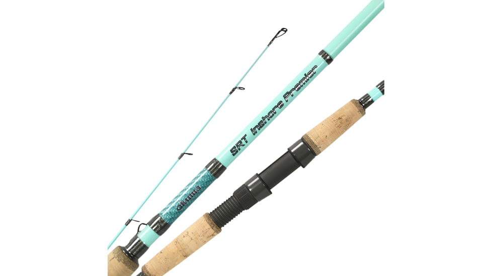 Okuma Srt Inshore Premier, 30-Ton Carbon Rod Blanks Seaguides, Fuji Reel Seat, 1-Piece, Spinning, Medium-Heavy, 10-20lb, 76, SRTP-S-761MH