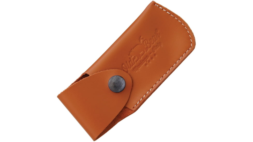 OLD BEAR Sheath, Brown Leather Construction, Designed To Fit Old Bear Classic Folders Sizes Extra Small, Small, Medium 3.5in To 4.25in In Length, FO.9300/13-CX