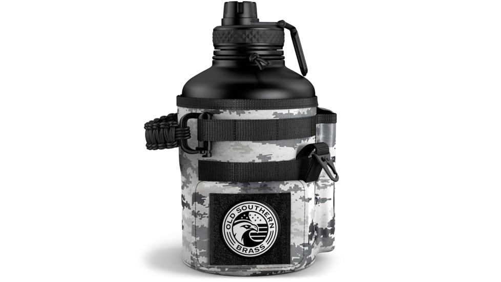 Old Southern Brass Combat Canteen - White Digital Camo 64oz, OSB-64OZ-WB-WHITEDIGITAL