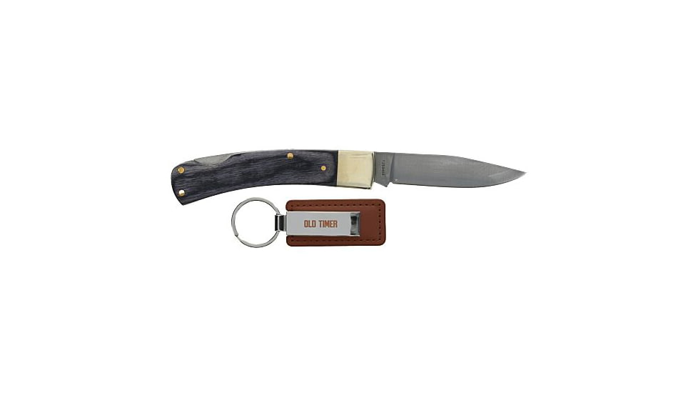 Old Timer Knife Lockback Foldr &amp; Keychain Combo Promo Q3 26<