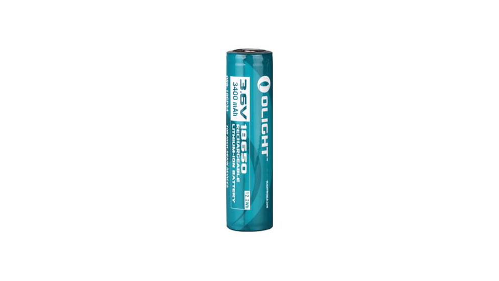 Olight 18650 Rechargeable Lithium-Ion Battery - 3400mAh, Blue OLIGHT-18650-3400MAH-CARD