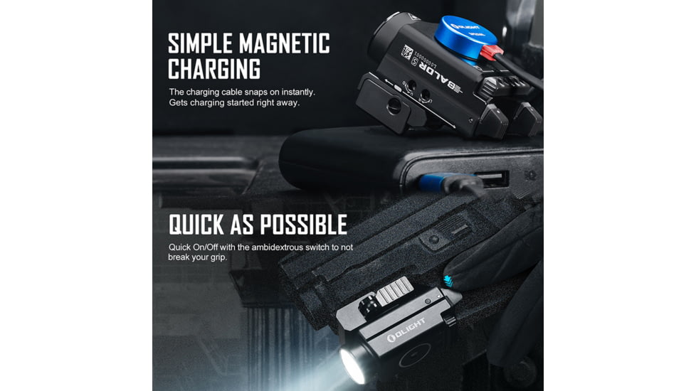 Olight Baldr S Rail Mounted Light 800 Lumens Desert Tan w/ Green Laser, FL-OL-BALDRS-TN