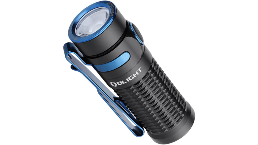 Olight Baton 3 Rechargeable EDC LED Flashlight, Cool White, 1200 Lumens, Black, FL-OL-BATON3-BK