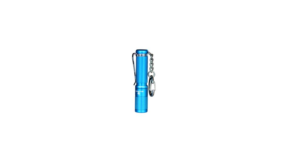 Olight i3S LED Flashlight, 80 Lumens, Blue Body, Black OLIGHT-I3S-BLUE