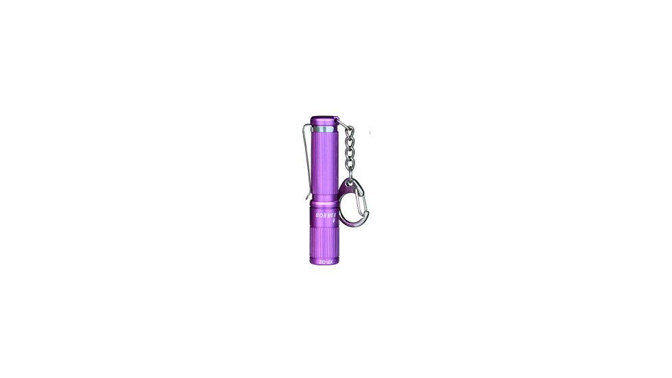 Olight i3S LED Flashlight, 80 Lumens, Purple Body, Black OLIGHT-I3S-PURPLE