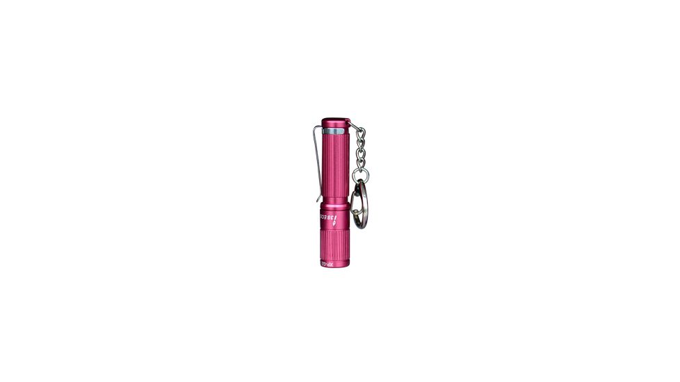 Olight i3S LED Flashlight, 80 Lumens, Red Body, Black OLIGHT-I3S-RED