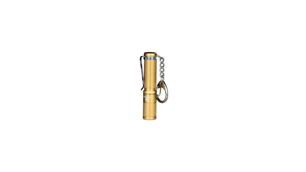 Olight i3S LED Flashlight with 80 Lumen CREE XP-G2 LED - Uses 1 x AAA - Gold Body, Black OLIGHT-I3S-GOLD