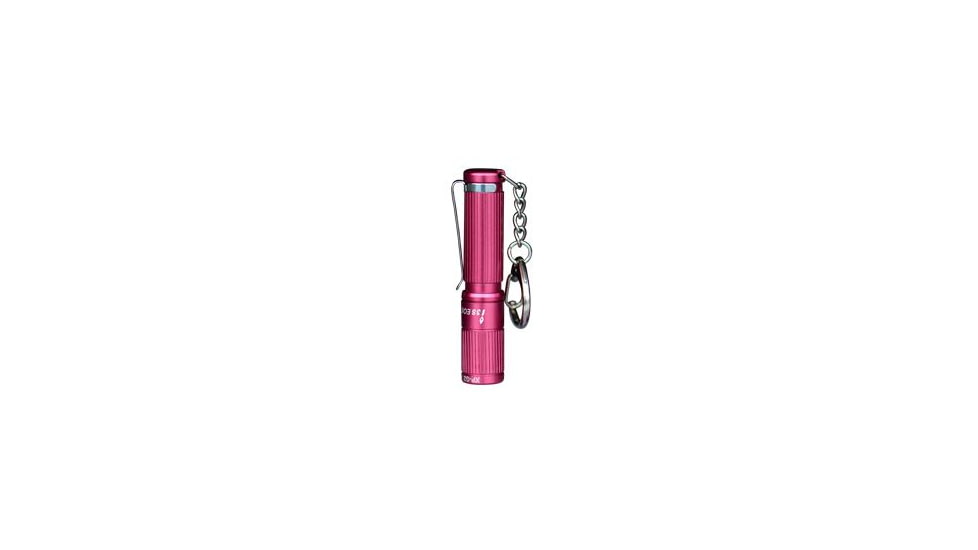 Olight i3S LED Flashlight with 80 Lumen CREE XP-G2 LED - Uses 1 x AAA - Red Body, Black OLIGHT-I3S-RED
