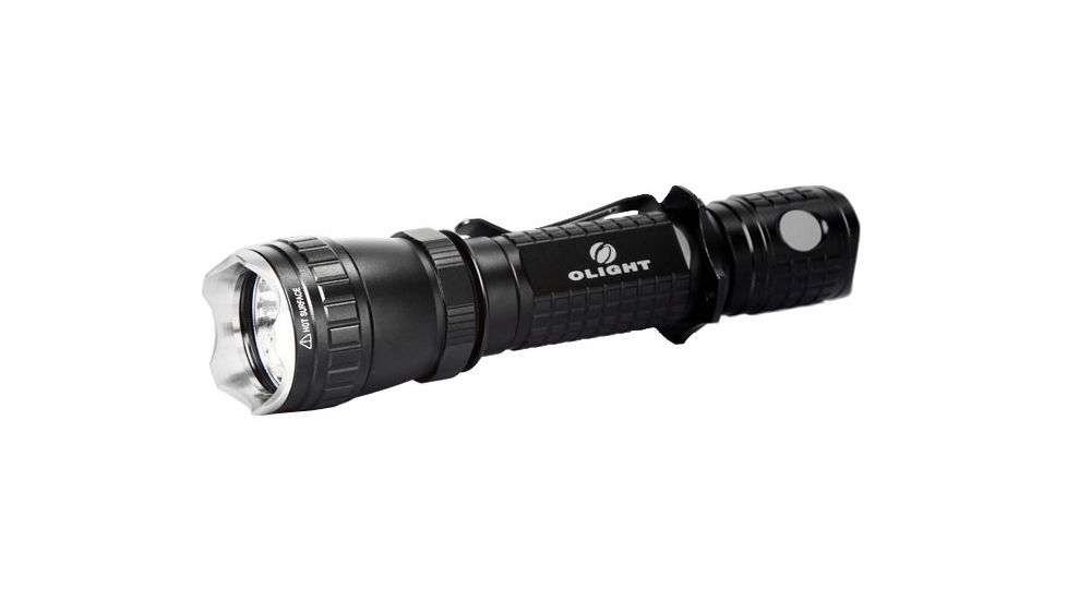 Olight M20S-X Warrior Tactical LED Flashlight with 500 Lumen Cree XM-L LED - Uses 2xCR123A or 1x18650, Black OLIGHT-M20S-X