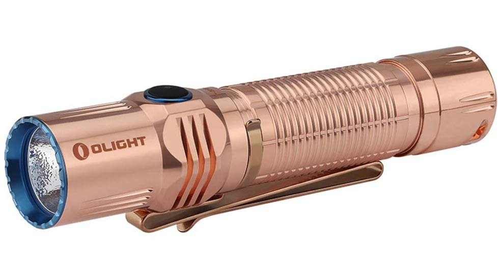 Olight M2R 1 x 18650/ 2 x CR123A CREE XHP35 HD LED Rechargeable Flashlight, 1500 Lumens, Copper, M2R-CU