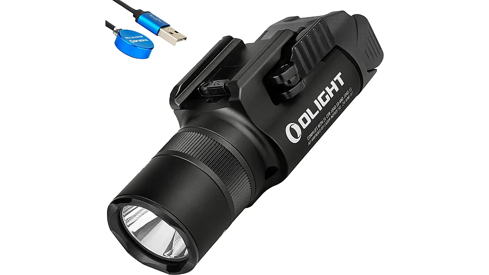 Olight Baldr Pro R 1350 Lumens LED Rechargeable Flashlight and Green Laser Combo
