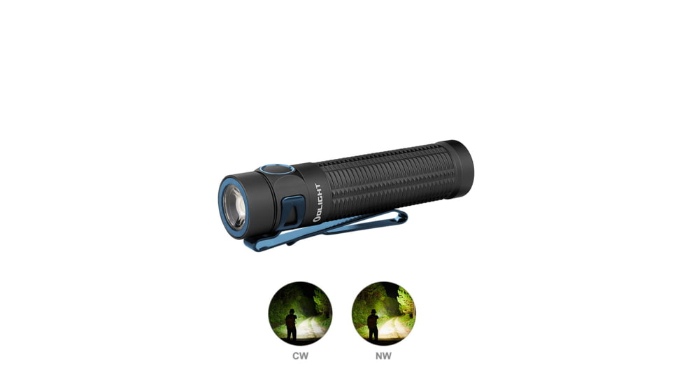 Olight Olight Baton 3 Pro 1500 Lumen Neutral White Rechargeable EDC Flashlight, Black, FL-OL-BATON3PRO-NWBK