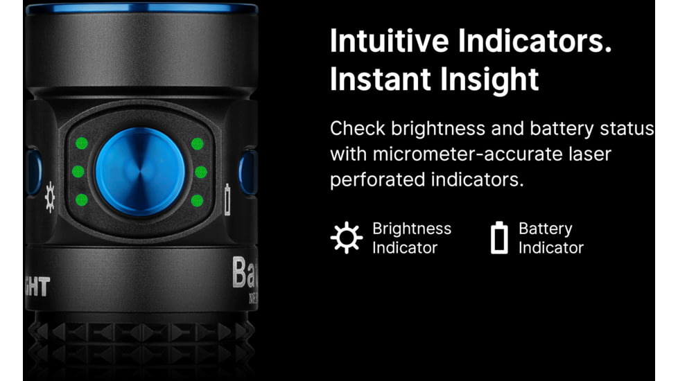 Olight Baton 4 1300 Lumens LED Rechargeable EDC Flashlight