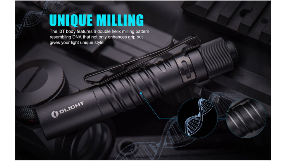 Olight I3T 180 Lumens LED Dual-Output Slim EDC Flashlight