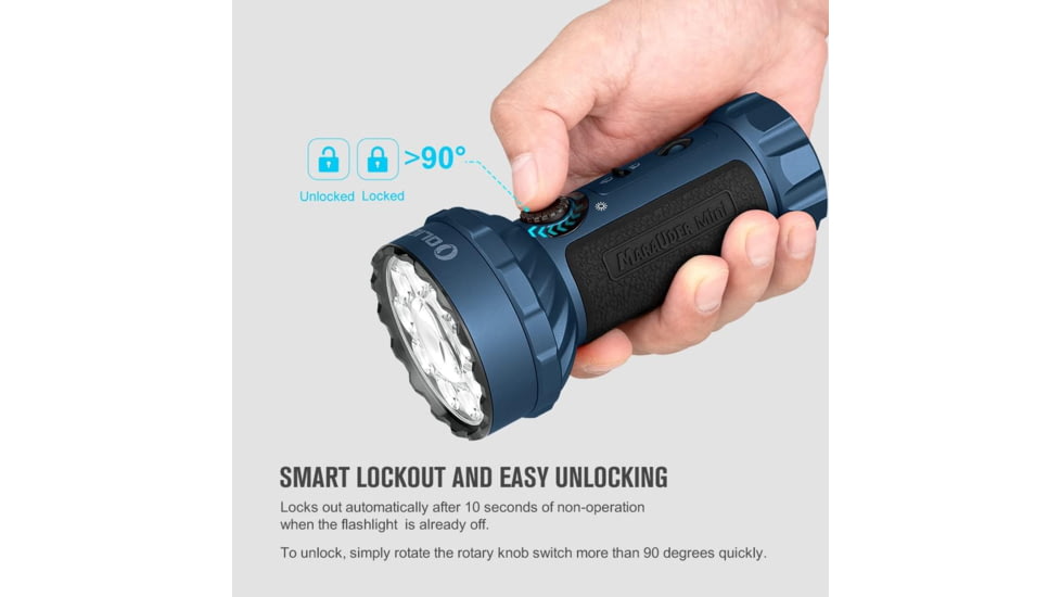 Olight Marauder Mini 7000 Lumen Flashlight Midnight Blue