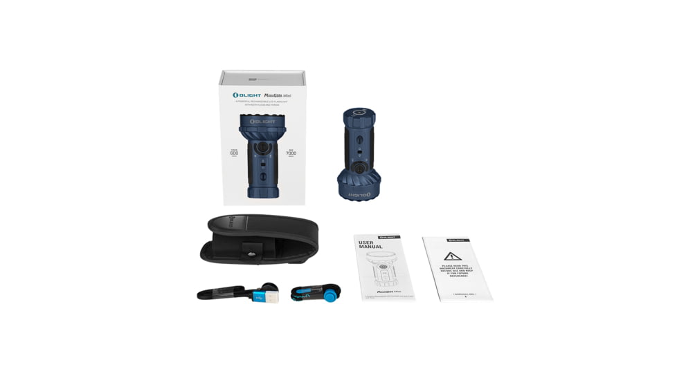 Olight Marauder Mini 7000 Lumen Flashlight Midnight Blue
