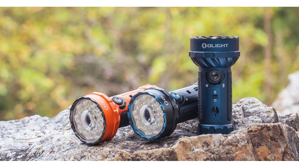 Olight Olight Marauder Mini 7000 Lumen Super Bright Rechargeable Flashlight, Black, FL-OL-MARAUDERMINI-BK