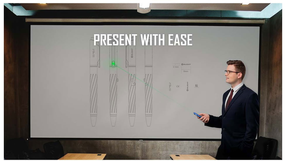Olight OPen Pro 120 Lumens LED Penlight with Green Pointer