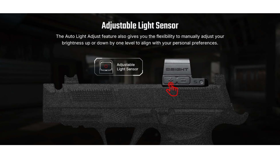 Osight S 1x 21x14mm Reflex Red Dot Sight