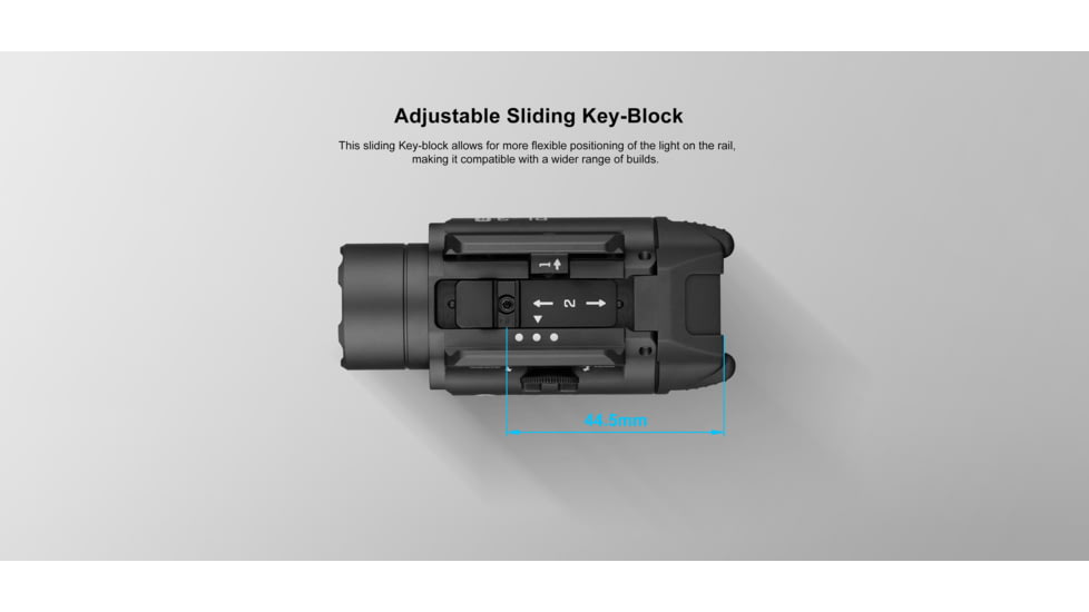 Olight PL-3R Valkyrie 1500 Lumens LED Rechargeable Mountable Tactical Flashlight