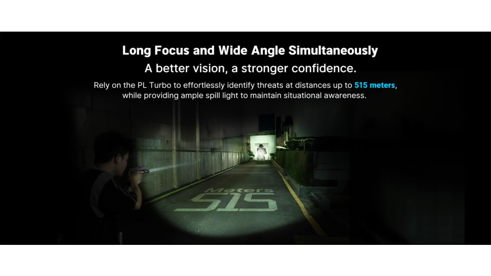 Olight PL Turbo Valkyrie 800 Lumens LED Long Range Rail Mount Flashlight