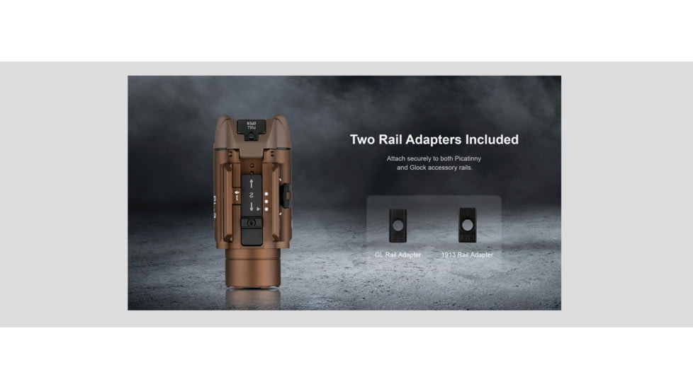 EDEMO Olight Olight PL3 Valkyrie 1300 Lumen Tactical Light - Black, Black, FL-OL-PL3-BK, EDEMO2