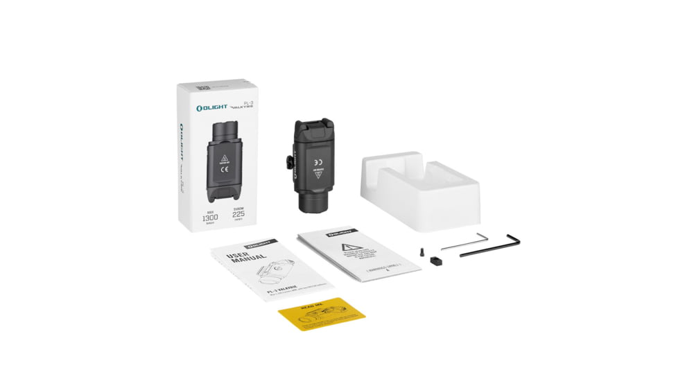 EDEMO Olight Olight PL3 Valkyrie 1300 Lumen Tactical Light - Black, Black, FL-OL-PL3-BK, EDEMO2