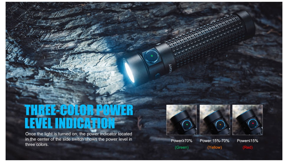 Olight S2R Baton II 1150 Lumens LED Rechargeable Flashlight