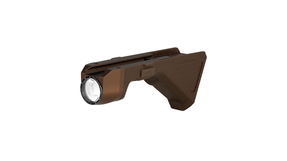 Olight Olight Sigurd Desert Tan Angled Foregrip with Built-in 1450 Lumen Rechargeable Tactical Flashlight, Tan, FL-OL-SIGURD-TN
