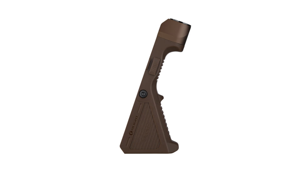 Olight Olight Sigurd Desert Tan Angled Foregrip with Built-in 1450 Lumen Rechargeable Tactical Flashlight, Tan, FL-OL-SIGURD-TN