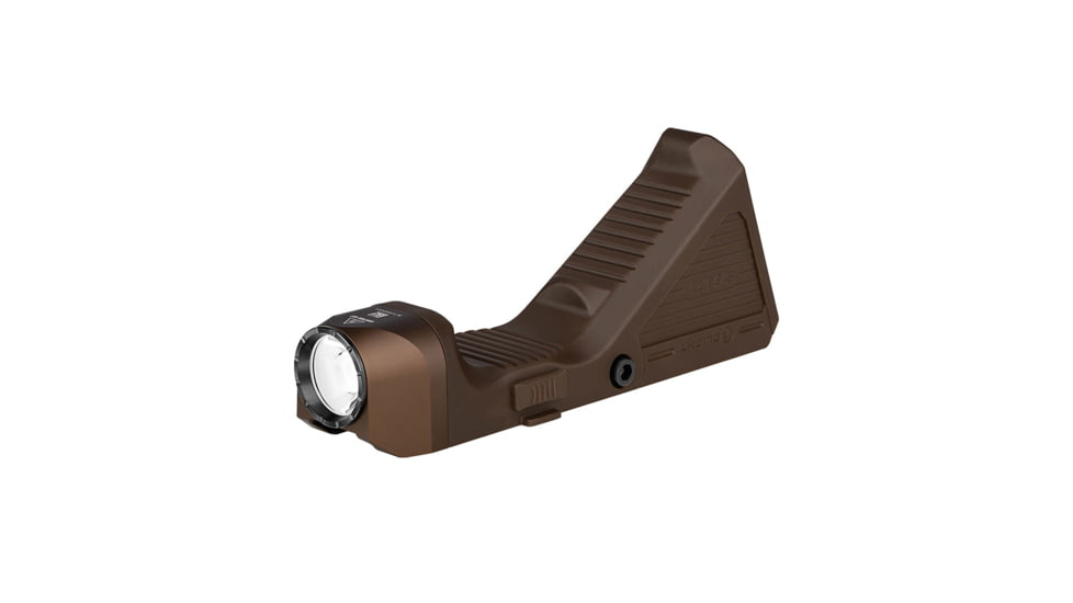Olight Olight Sigurd Desert Tan Angled Foregrip with Built-in 1450 Lumen Rechargeable Tactical Flashlight, Tan, FL-OL-SIGURD-TN