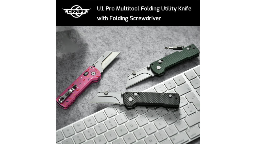 Olight U1 Pro Utility Knife with Folding Screwdriver