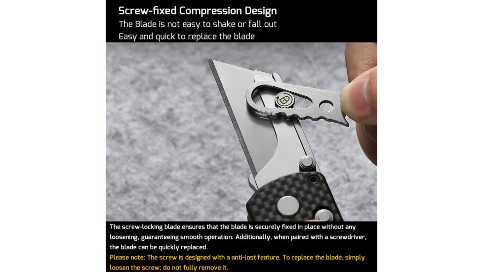 Olight U1 Pro Utility Knife with Folding Screwdriver
