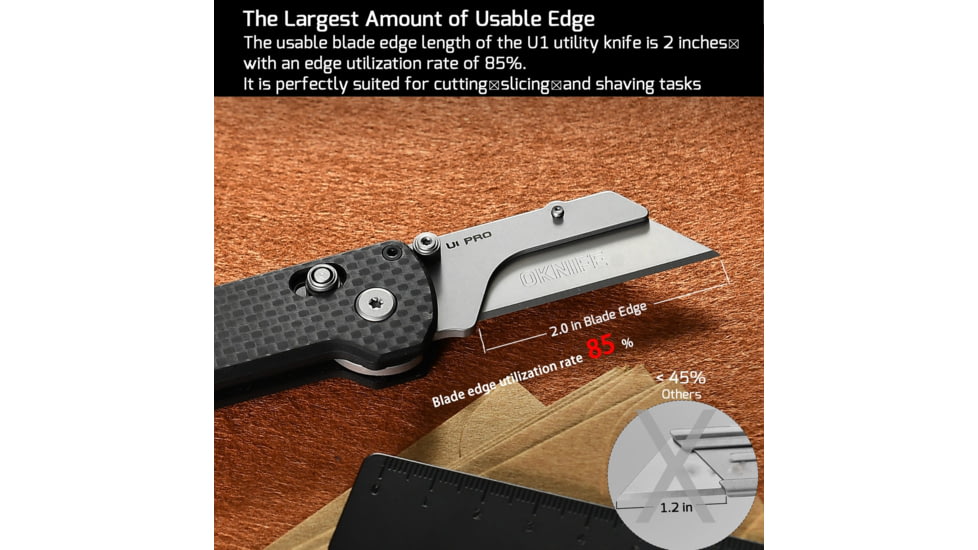 Olight U1 Pro Utility Knife with Folding Screwdriver