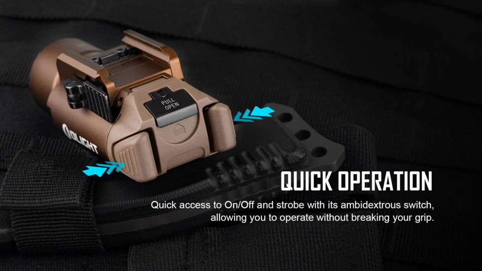Olight Valkyrie 250 Lumens LED Turbo LEP Tactical Flashlight