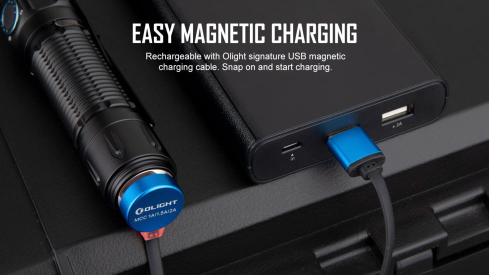 Olight Warrior 3S 2300 Lumens LED Rechargeable Tactical Flashlight