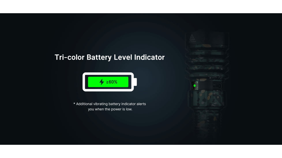 Olight Warrior X 4 2600 Lumens LED USB-C Rechargeable Long Throw Flashlight