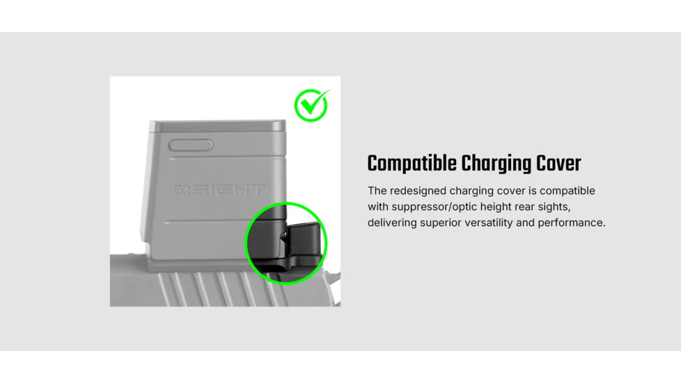 Osight X 1x21-24mm Reflex Red Dot Sight, 3 MOA Dot, Black, Osight X